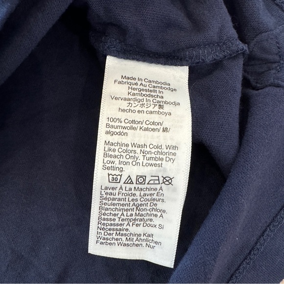 J. Crew Sueded cotton polo shirt • size small • BW383 • NWT • ultramarine - Picture 9 of 9